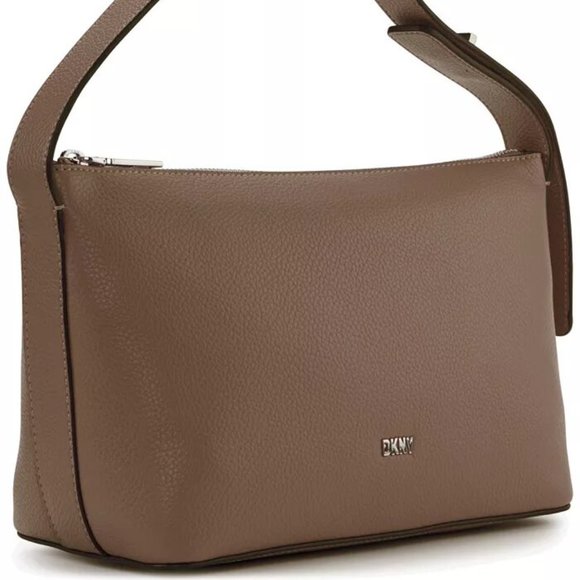 DKNY Tania Medium Demi Shoulder Bag TRUFFLE Color - Picture 1 of 13